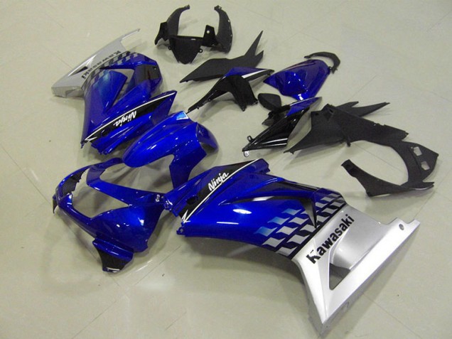 Blue 08-12 Kawasaki ZX250R Motorcycle Fairing Blue 08-12 Kawasaki ZX250R Motorcycle Fairing
