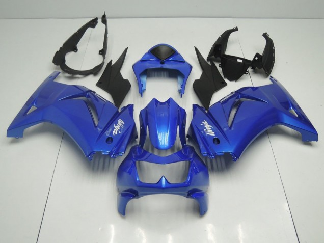 Blue 08-12 Kawasaki ZX250R Motorcycle Fairings Blue 08-12 Kawasaki ZX250R Motorcycle Fairings