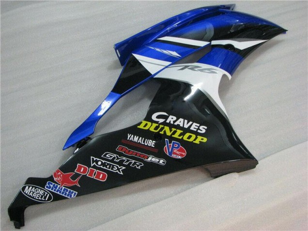 Blue 08-16 Yamaha YZF R6 Motorcycle Fairings