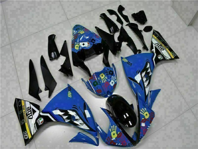Blue 09-11 Yamaha YZF R1 Motorcycle Fairing
