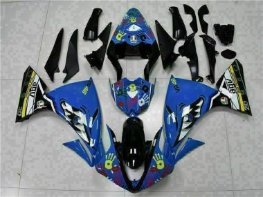 Blue 09-11 Yamaha YZF R1 Motorcycle Fairing