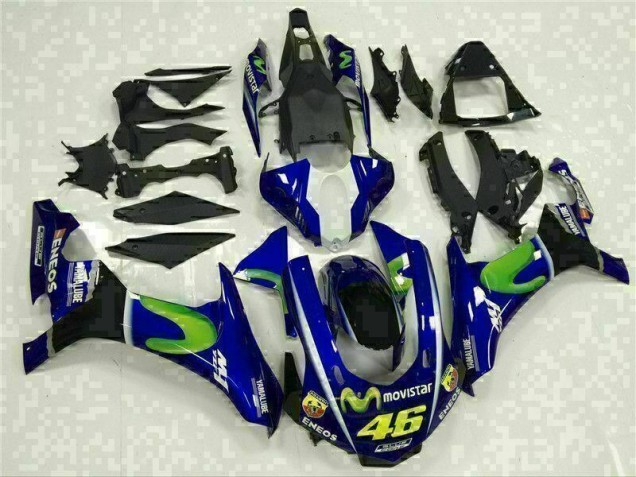 Blue 15-19 Yamaha YZF R1 Motorcycle Fairings Blue 15-19 Yamaha YZF R1 Motorcycle Fairings