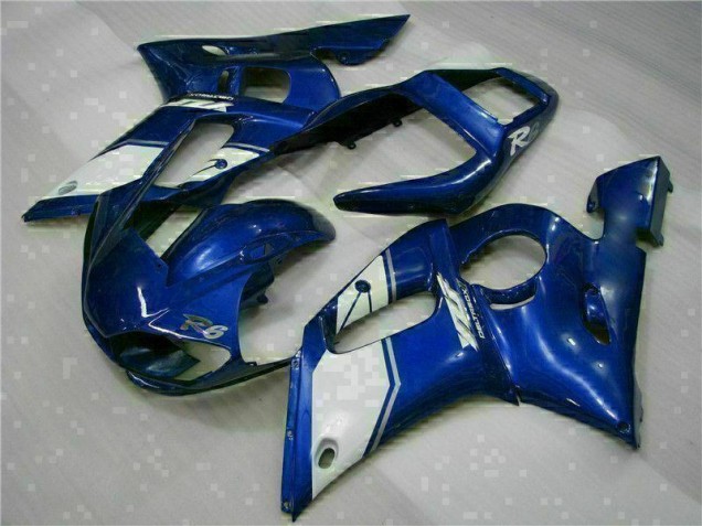 Blue 98-02 Yamaha YZF R6 Motorcycle Fairing Blue 98-02 Yamaha YZF R6 Motorcycle Fairing