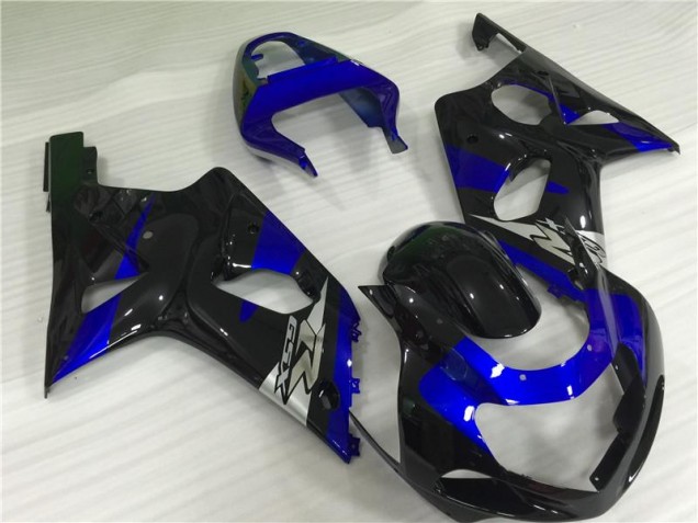 Blue Black 00-02 Suzuki GSXR 1000 Motorcycle Fairings Blue Black 00-02 Suzuki GSXR 1000 Motorcycle Fairings