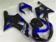 Blue Black 00-02 Suzuki GSXR 1000 Motorcycle Fairings Blue Black 00-02 Suzuki GSXR 1000 Motorcycle Fairings