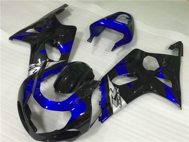 Blue Black 00-02 Suzuki GSXR 1000 Motorcycle Fairings Blue Black 00-02 Suzuki GSXR 1000 Motorcycle Fairings