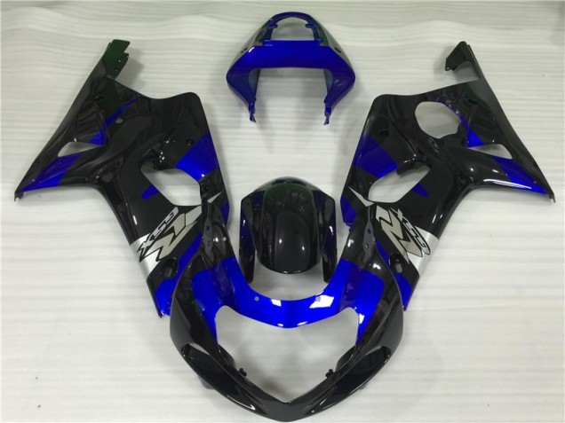 Blue Black 00-02 Suzuki GSXR 1000 Motorcycle Fairings Blue Black 00-02 Suzuki GSXR 1000 Motorcycle Fairings