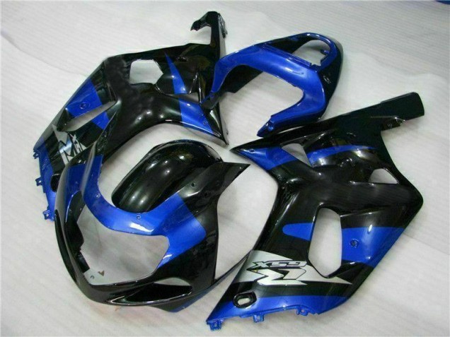 Blue Black 01-03 Suzuki GSXR 600/750 Motorcycle Fairings Blue Black 01-03 Suzuki GSXR 600/750 Motorcycle Fairings