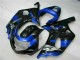 Blue Black 01-03 Suzuki GSXR 600/750 Motorcycle Fairings Blue Black 01-03 Suzuki GSXR 600/750 Motorcycle Fairings