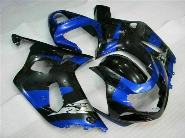 Blue Black 01-03 Suzuki GSXR 600/750 Motorcycle Fairings Blue Black 01-03 Suzuki GSXR 600/750 Motorcycle Fairings