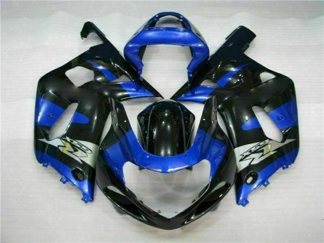 Blue Black 01-03 Suzuki GSXR 600/750 Motorcycle Fairings Blue Black 01-03 Suzuki GSXR 600/750 Motorcycle Fairings