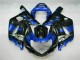 Blue Black 01-03 Suzuki GSXR 600/750 Motorcycle Fairings Blue Black 01-03 Suzuki GSXR 600/750 Motorcycle Fairings