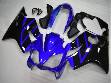 Blue Black 04-07 Honda CBR600 F4i Motorcycle Fairings