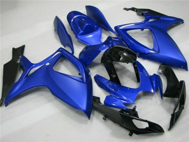 Blue Black 06-07 Suzuki GSXR 600/750 Full Motorcycle Fairing Kits