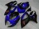 Blue Black 06-07 Suzuki GSXR 600/750 Motorcycle Fairing