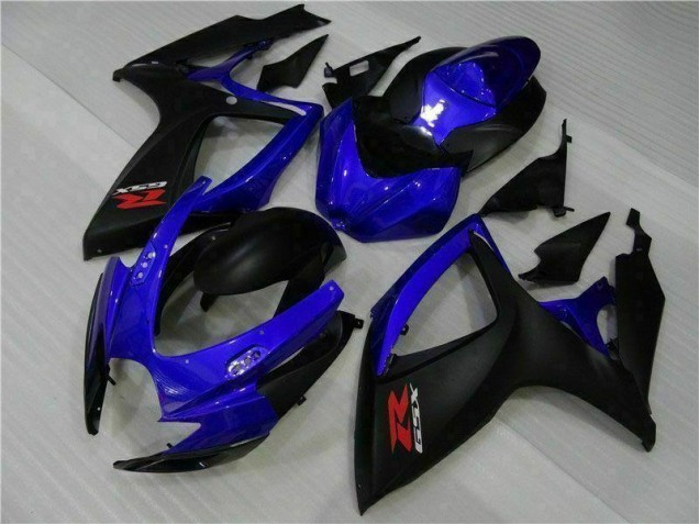 Blue Black 06-07 Suzuki GSXR 600/750 Motorcycle Fairing