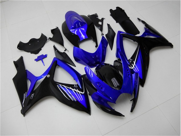 Blue Black 06-07 Suzuki GSXR 600/750 Motorcycle Fairings Blue Black 06-07 Suzuki GSXR 600/750 Motorcycle Fairings