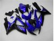 Blue Black 06-07 Suzuki GSXR 600/750 Motorcycle Fairings Blue Black 06-07 Suzuki GSXR 600/750 Motorcycle Fairings