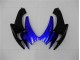 Blue Black 06-07 Suzuki GSXR 600/750 Motorcycle Fairings Blue Black 06-07 Suzuki GSXR 600/750 Motorcycle Fairings
