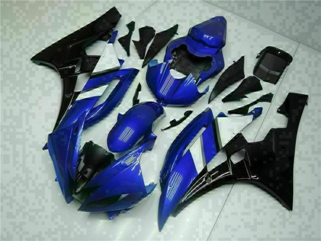 Blue Black 06-07 Yamaha YZF R6 Motorcycle Fairing Kits & Plastic Blue Black 06-07 Yamaha YZF R6 Motorcycle Fairing Kits & Plastic