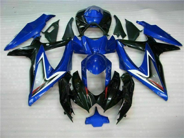 Blue Black 08-10 Suzuki GSXR 600/750 Motorcycle Bodywork Blue Black 08-10 Suzuki GSXR 600/750 Motorcycle Bodywork