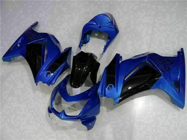 Blue Black 08-12 Kawasaki EX250 Motorcycle Fairings Blue Black 08-12 Kawasaki EX250 Motorcycle Fairings