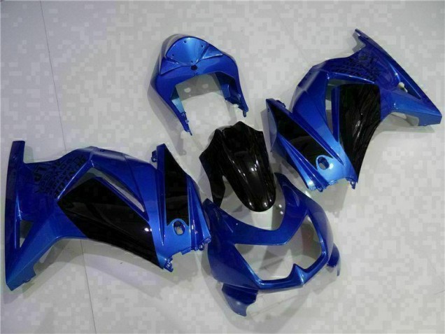 Blue Black 08-12 Kawasaki EX250 Motorcycle Fairings Blue Black 08-12 Kawasaki EX250 Motorcycle Fairings