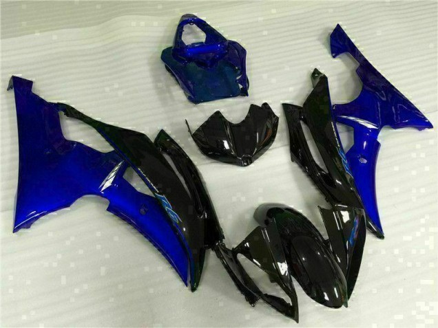 Blue Black 08-16 Yamaha YZF R6 Motorcycle Bodywork