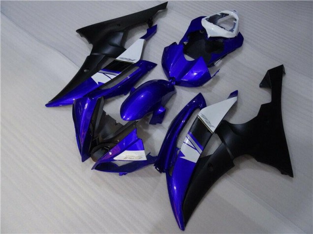 Blue Black 08-16 Yamaha YZF R6 Motorcycle Fairing