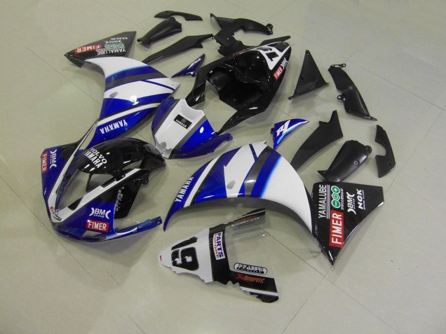 Blue Black 09-11 Yamaha YZF R1 Motorcycle Fairings