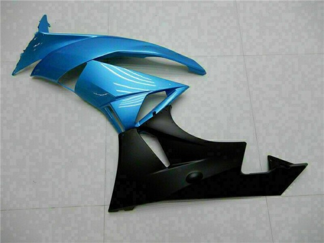 Blue Black 09-12 Kawasaki ZX6R Motorcycle Fairings