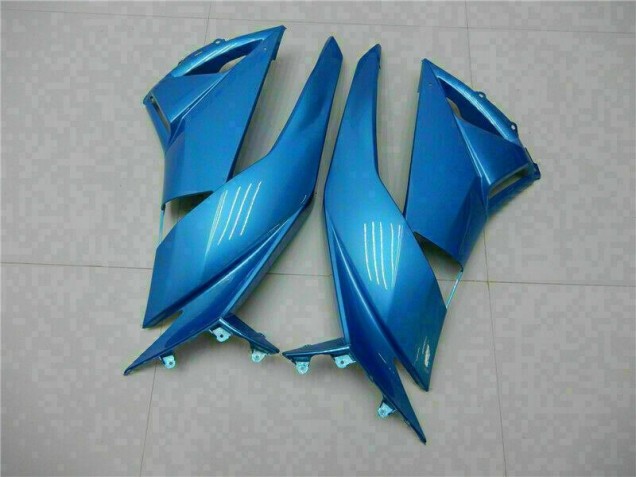 Blue Black 09-12 Kawasaki ZX6R Motorcycle Fairings