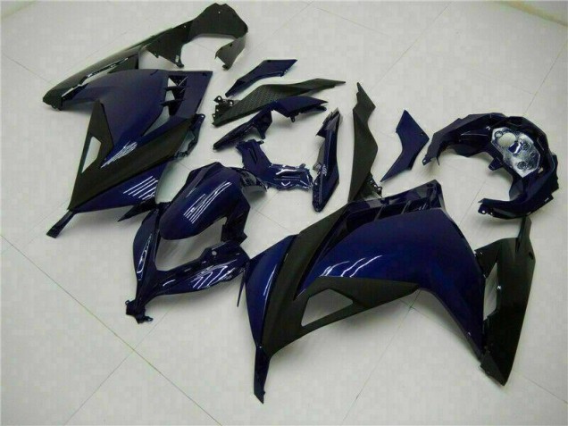 Blue Black 13-16 Kawasaki EX300 Motorcycle Fairings Blue Black 13-16 Kawasaki EX300 Motorcycle Fairings