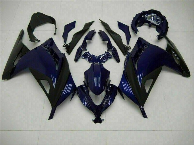 Blue Black 13-16 Kawasaki EX300 Motorcycle Fairings Blue Black 13-16 Kawasaki EX300 Motorcycle Fairings