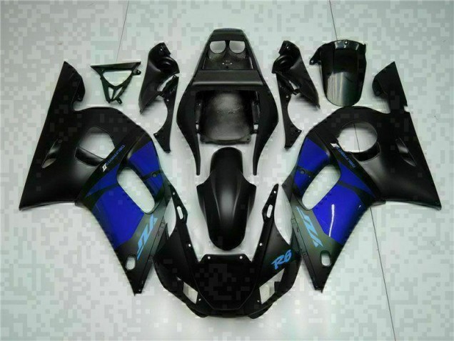 Blue Black 98-02 Yamaha YZF R6 Motorcycle Fairing Blue Black 98-02 Yamaha YZF R6 Motorcycle Fairing