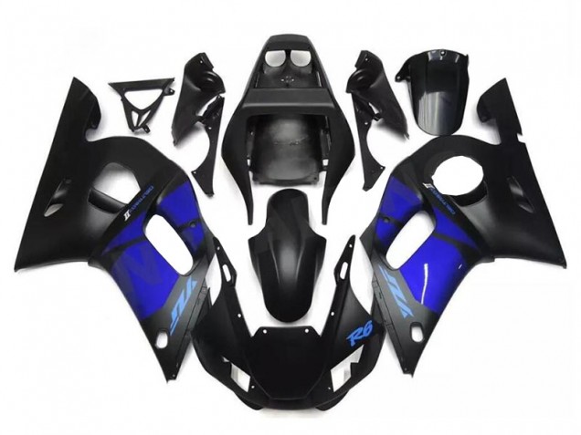 Blue Black 98-02 Yamaha YZF R6 Motorcycle Fairings