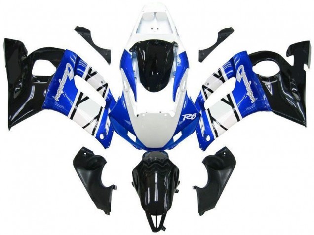 Blue Black Champions 98-02 Yamaha YZF R6 Motorcycle Fairings