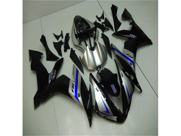 Blue Black Silver 04-06 Yamaha YZF R1 Motorcycle Fairings Blue Black Silver 04-06 Yamaha YZF R1 Motorcycle Fairings