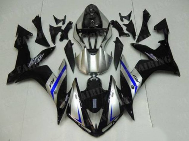Blue Black Silver 04-06 Yamaha YZF R1 Motorcycle Fairings Blue Black Silver 04-06 Yamaha YZF R1 Motorcycle Fairings