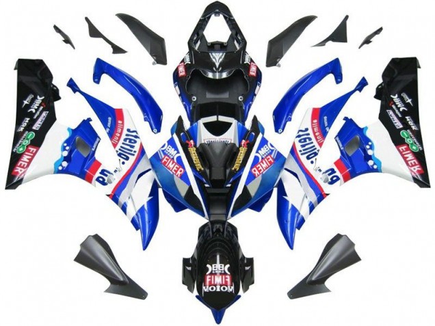 Blue Black Sterilgard 06-07 Yamaha YZF R6 Motorcycle Fairings
