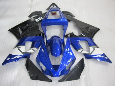 Blue Black White 00-01 Yamaha YZF R1 Motorcycle Fairing
