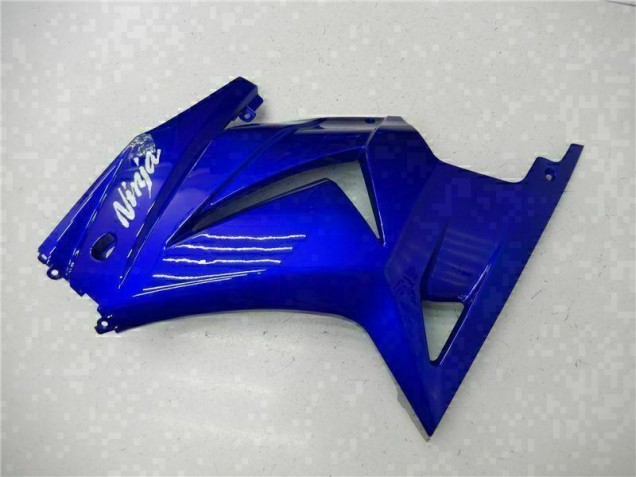 Blue Black White Ninja 08-12 Kawasaki EX250 Motorcycle Fairing Blue Black White Ninja 08-12 Kawasaki EX250 Motorcycle Fairing