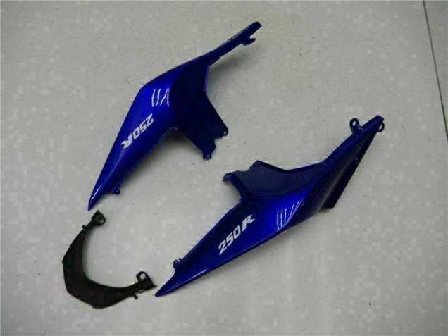 Blue Black White Ninja 08-12 Kawasaki EX250 Motorcycle Fairing Blue Black White Ninja 08-12 Kawasaki EX250 Motorcycle Fairing
