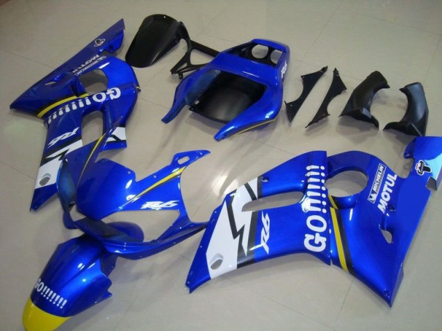 Blue Go Motul 98-02 Yamaha YZF R6 Motorcycle Fairings Blue Go Motul 98-02 Yamaha YZF R6 Motorcycle Fairings