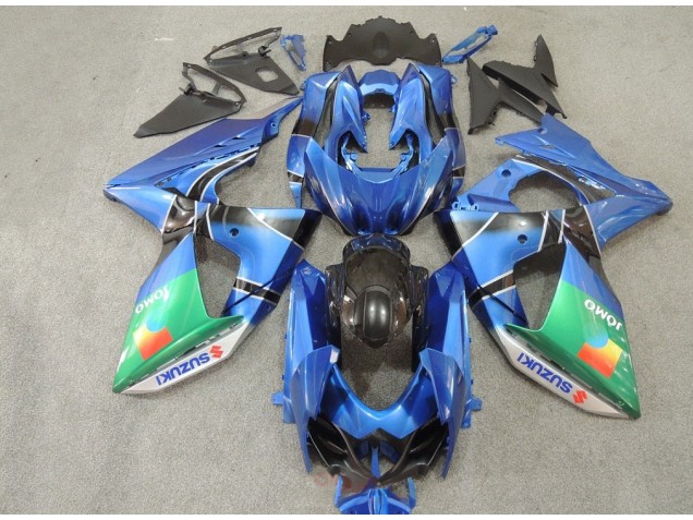 Blue Green JOMO 09-16 Suzuki GSXR 1000 Motorcycle Fairings Blue Green JOMO 09-16 Suzuki GSXR 1000 Motorcycle Fairings