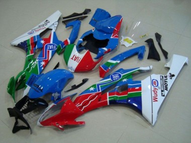Blue Red White Green 06-07 Yamaha YZF R6 Motorcycle Fairings