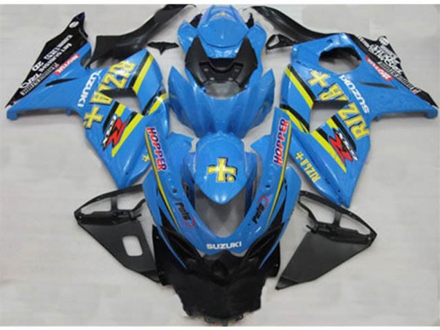 Blue Rizla Hopper 09-16 Suzuki GSXR 1000 Motorcycle Fairings Blue Rizla Hopper 09-16 Suzuki GSXR 1000 Motorcycle Fairings