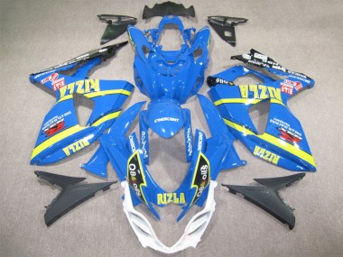 Blue Rizla Q8 Oils 09-16 Suzuki GSXR 1000 Motorcycle Fairings