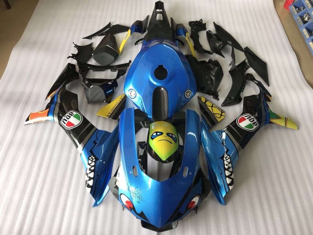 Blue Shark 15-19 Yamaha YZF R1 Motorcycle Fairings Blue Shark 15-19 Yamaha YZF R1 Motorcycle Fairings