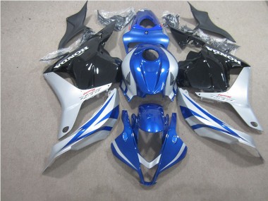 Blue Silver Black 09-12 Honda CBR600RR Motorcycle Fairings